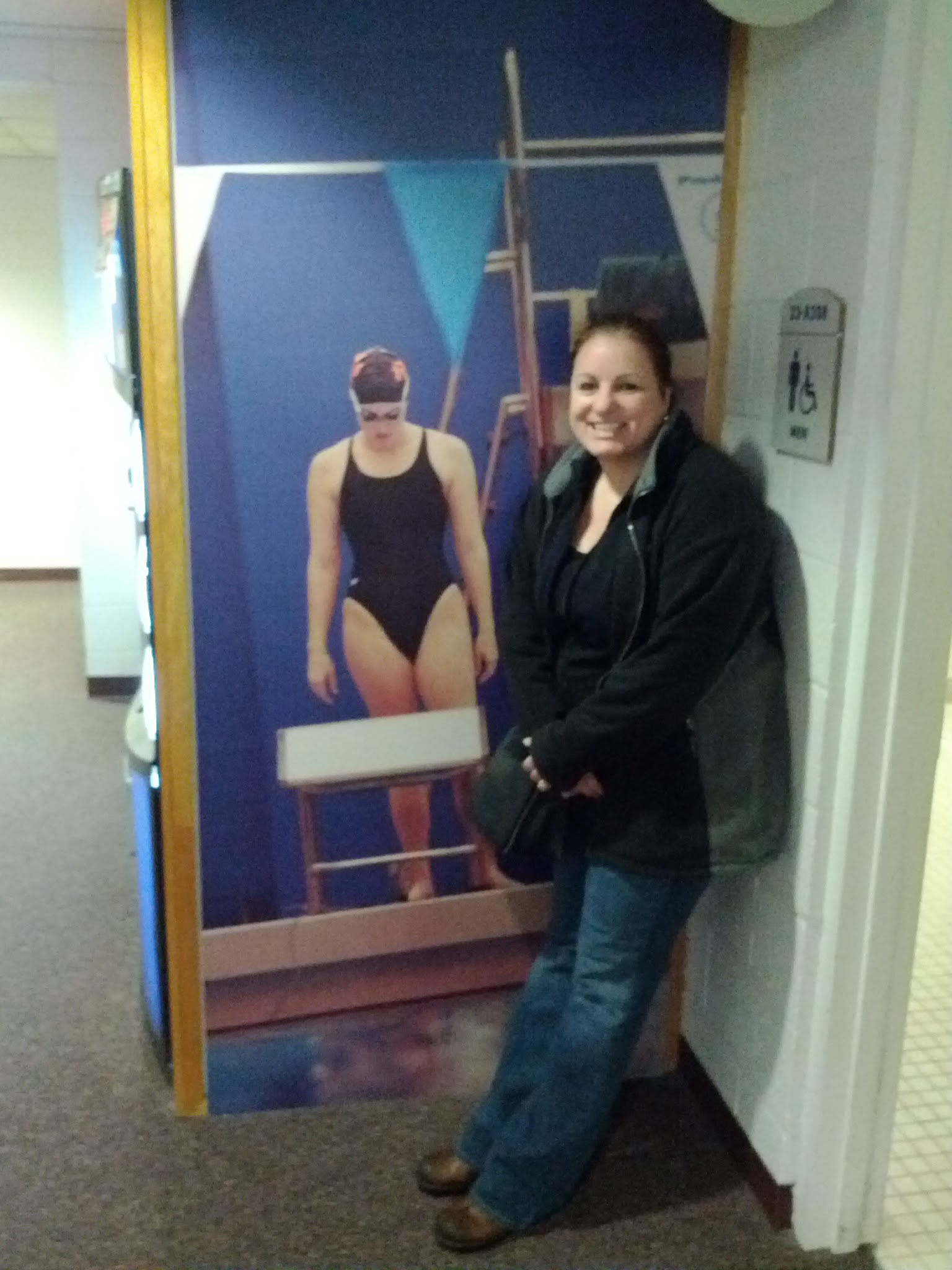 Jen Indovina Immortalized at the RIT Gordon Field House