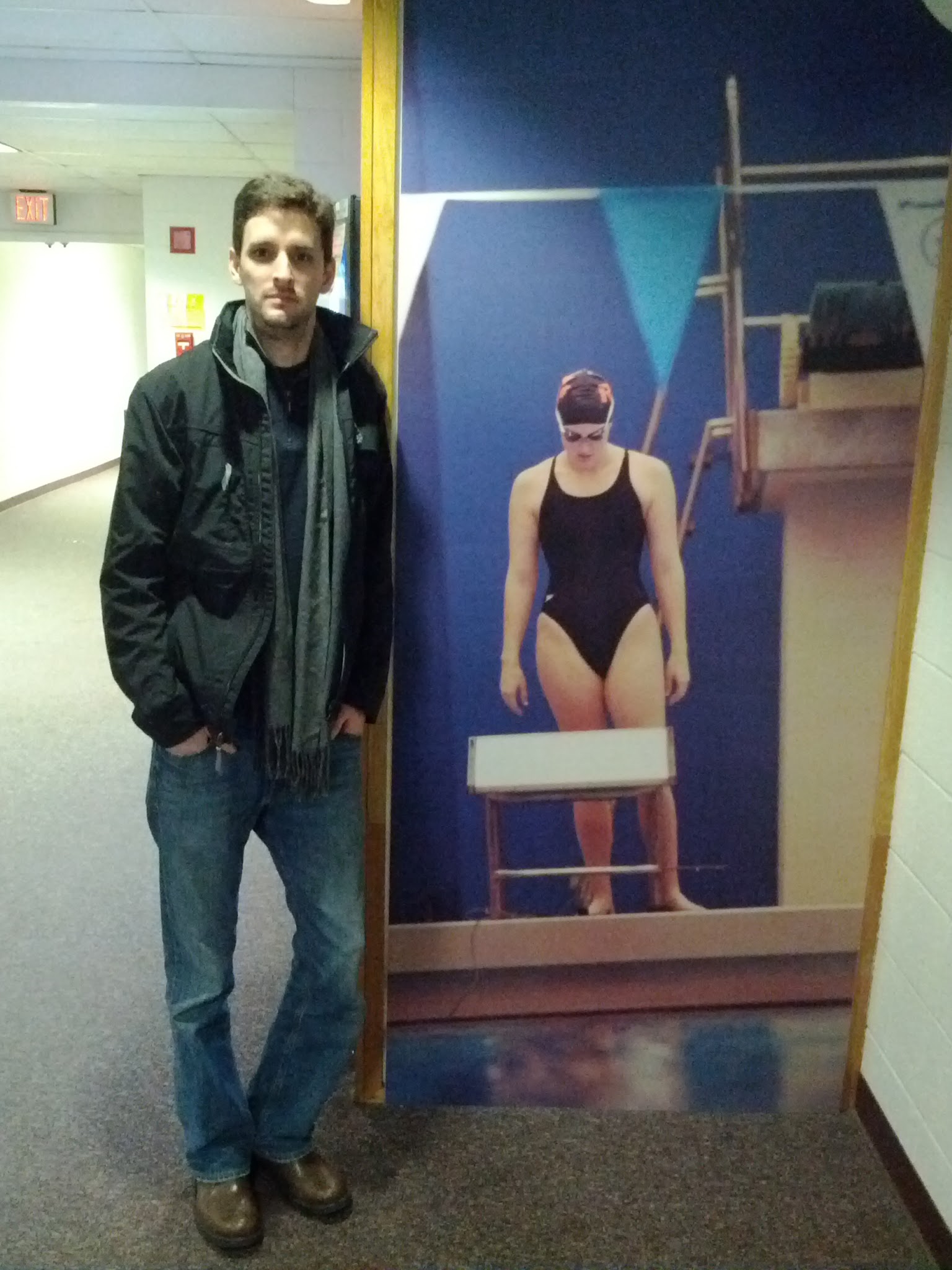 Jen Indovina Immortalized at the RIT Gordon Field House