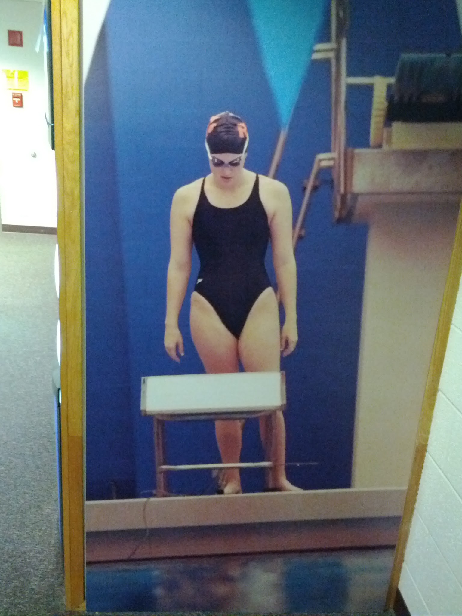 Jen Indovina Immortalized at the RIT Gordon Field House